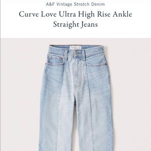 Abercrombie & Fitch Curve Jeans